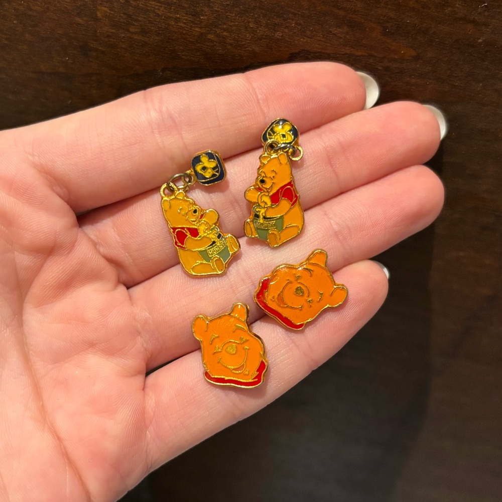 Vintage Winnie the Pooh Earrings